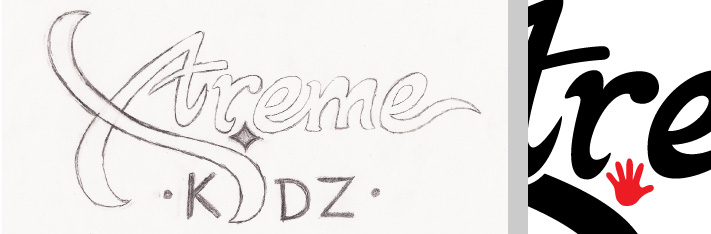 Xtreme Kidz Logo Detail